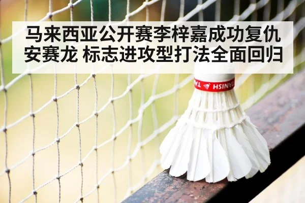 马来西亚公开赛李梓嘉成功复仇安赛龙 标志进攻型打法全面回归